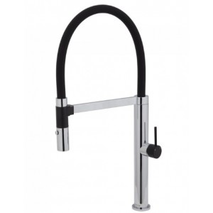 Kaya Pull Down Sink Mixer, Matte Black Handle